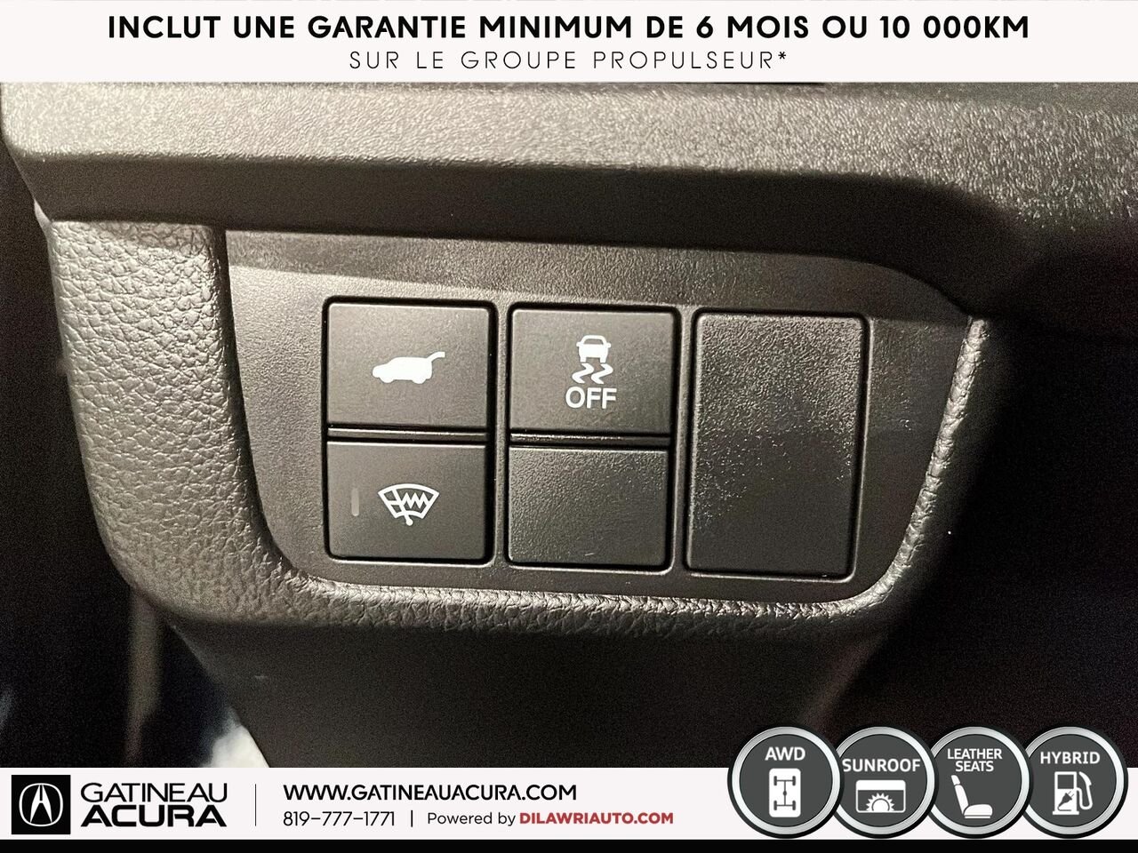 Honda CR-V hybride EX-L Traction Intégrale 2024 Bleu Gatineau - photo #8