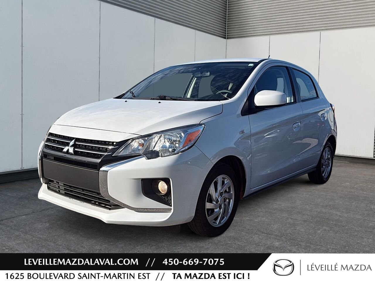 Mitsubishi Mirage ES CVT 2024 Blanc Laval - photo #0