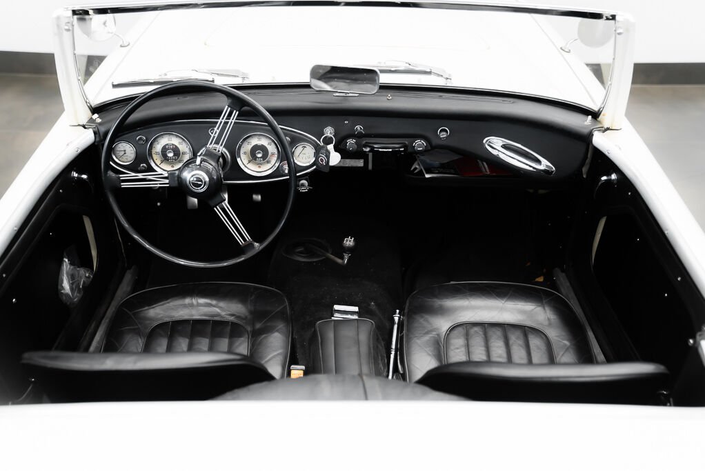 Austin Healey BN7 Mrk 1 1961 Blanc Montréal - photo #12