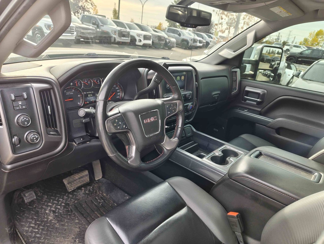 2015 GMC Sierra 2500HD 4WD Crew Cab 153.7 SLT Black Sherwood Park - photo #6