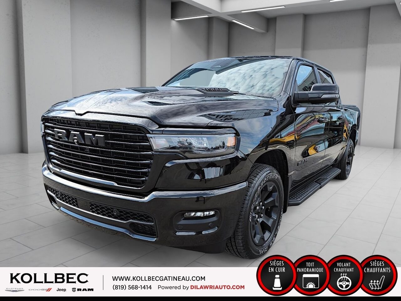 RAM 1500 SPORT 26861 | Sport Crewcab 4x4 2025 Noir Gatineau - photo #0