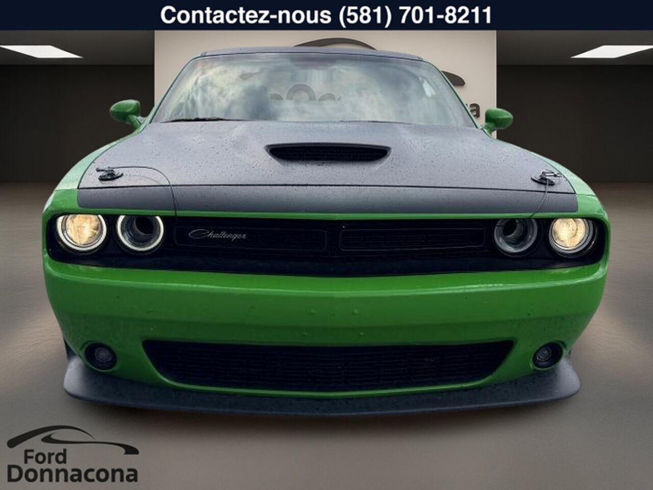 2017 Dodge Challenger Green  - photo #3