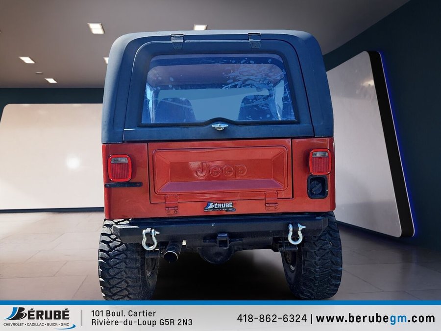 Jeep YJ 1982 1982 Rouge