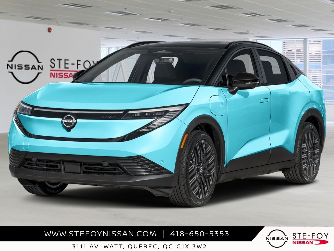 NISSAN LEAF PLATINUM+ 2027 NOIR INTENSE-BLEU BRISE MARINE NACRÉ(YFG) Ste-Foy - photo #0