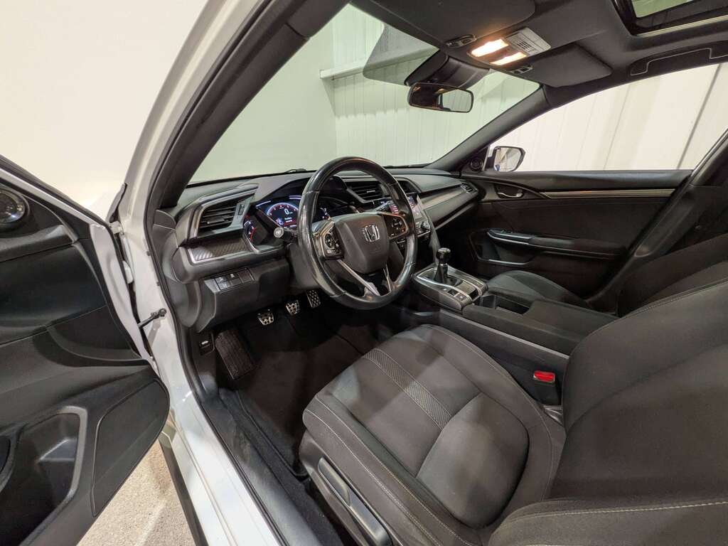 2019 Honda Civic Hatchback Sport Manual White Val-David - photo #9