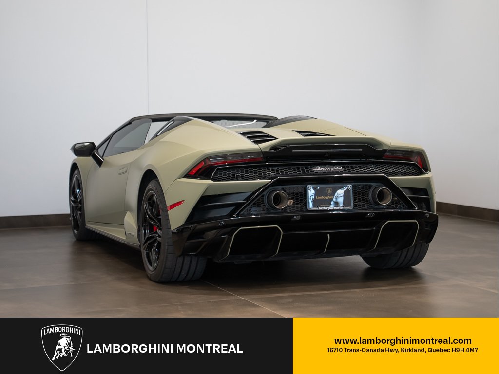 Lamborghini Huracan Evo RWD Spyder | Selezione 1 Year CPO | Wrapped (Original Paint Red) 2021 Vert Kirkland - photo #5