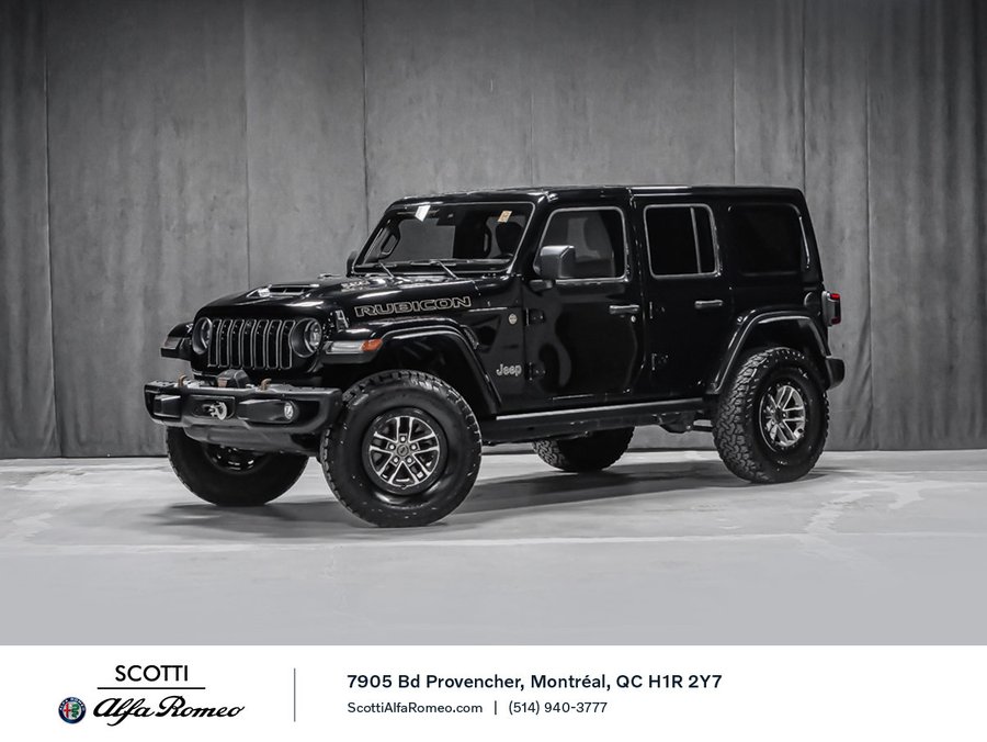 2024 Jeep Wrangler RUBICON 392 TREUIL WARN Black