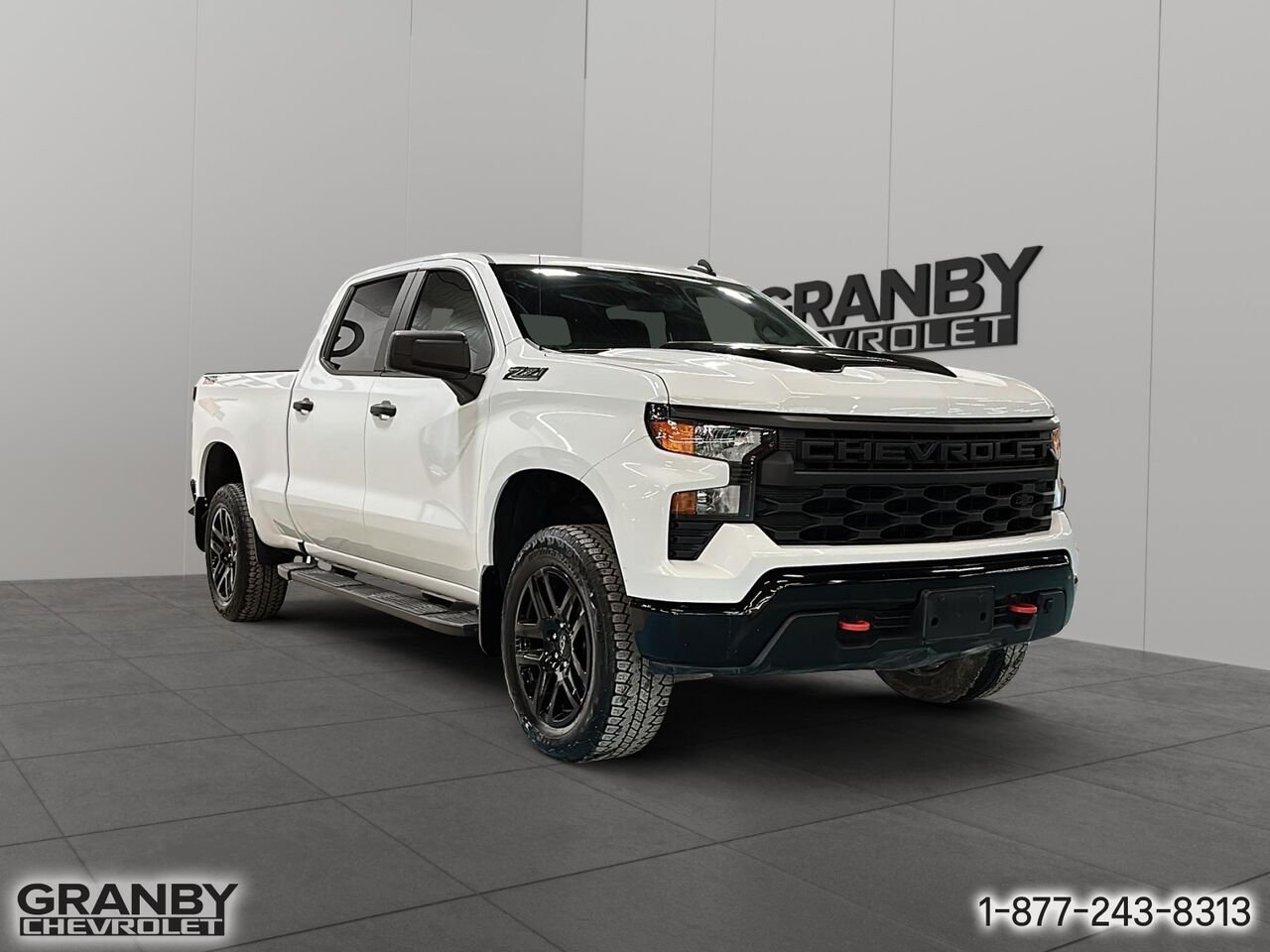 Chevrolet Silverado 1500 Custom Trail Boss Boite 6,6 V8 | G3711 2024 Blanc Granby - photo #2