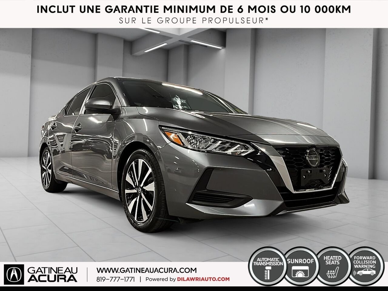 Nissan Sentra SV 2023 Gris Gatineau - photo #12