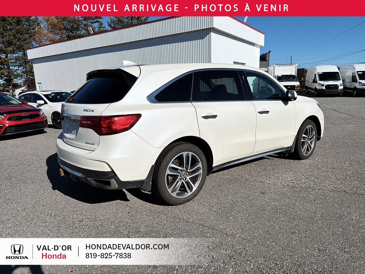 Acura MDX Navi SH-AWD 2018 Blanc Val-d'Or - photo #2