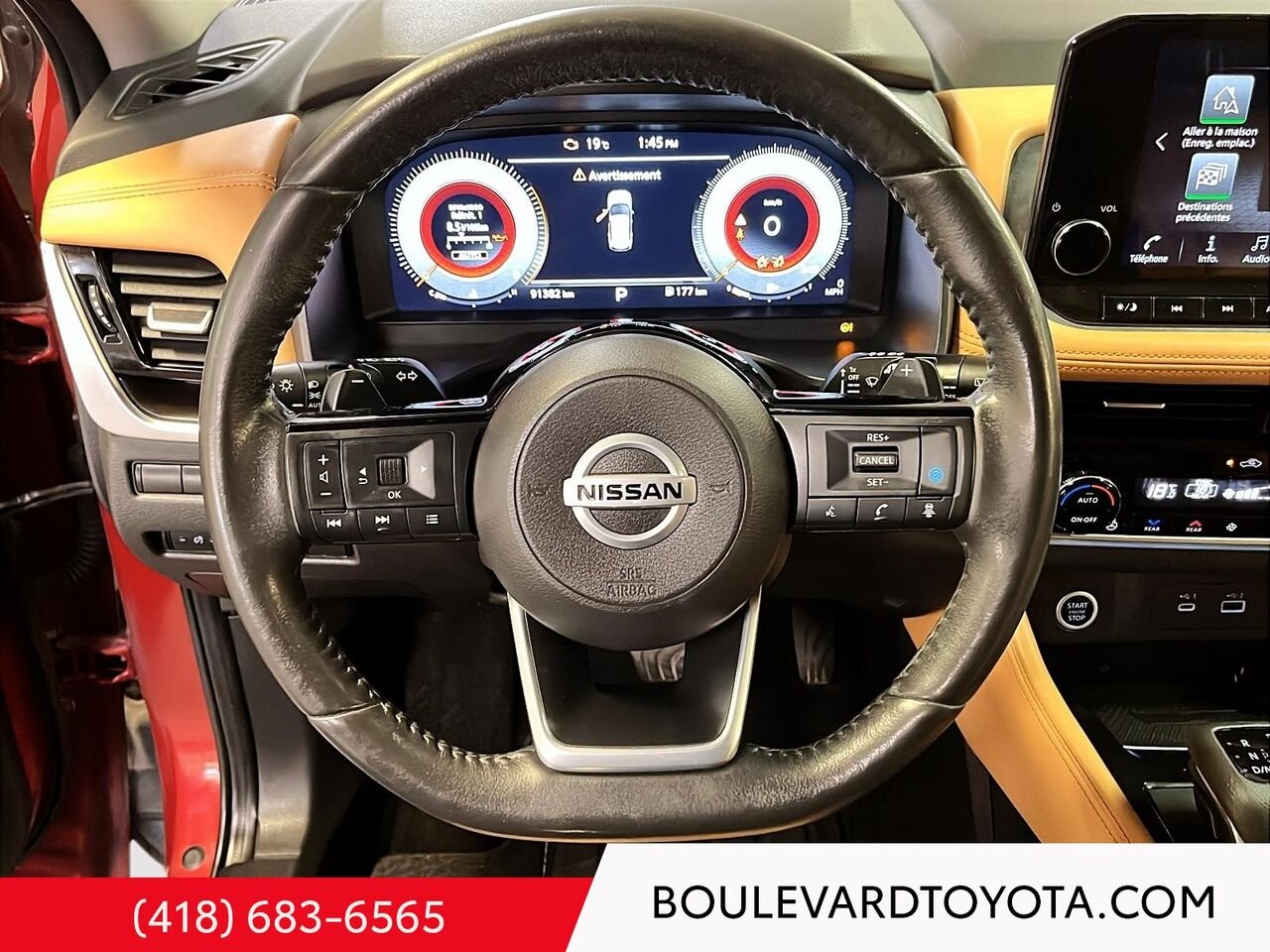 Nissan ROGUE 100369A-62 | PLATINE, AWD 2021 Rouge Québec - photo #11