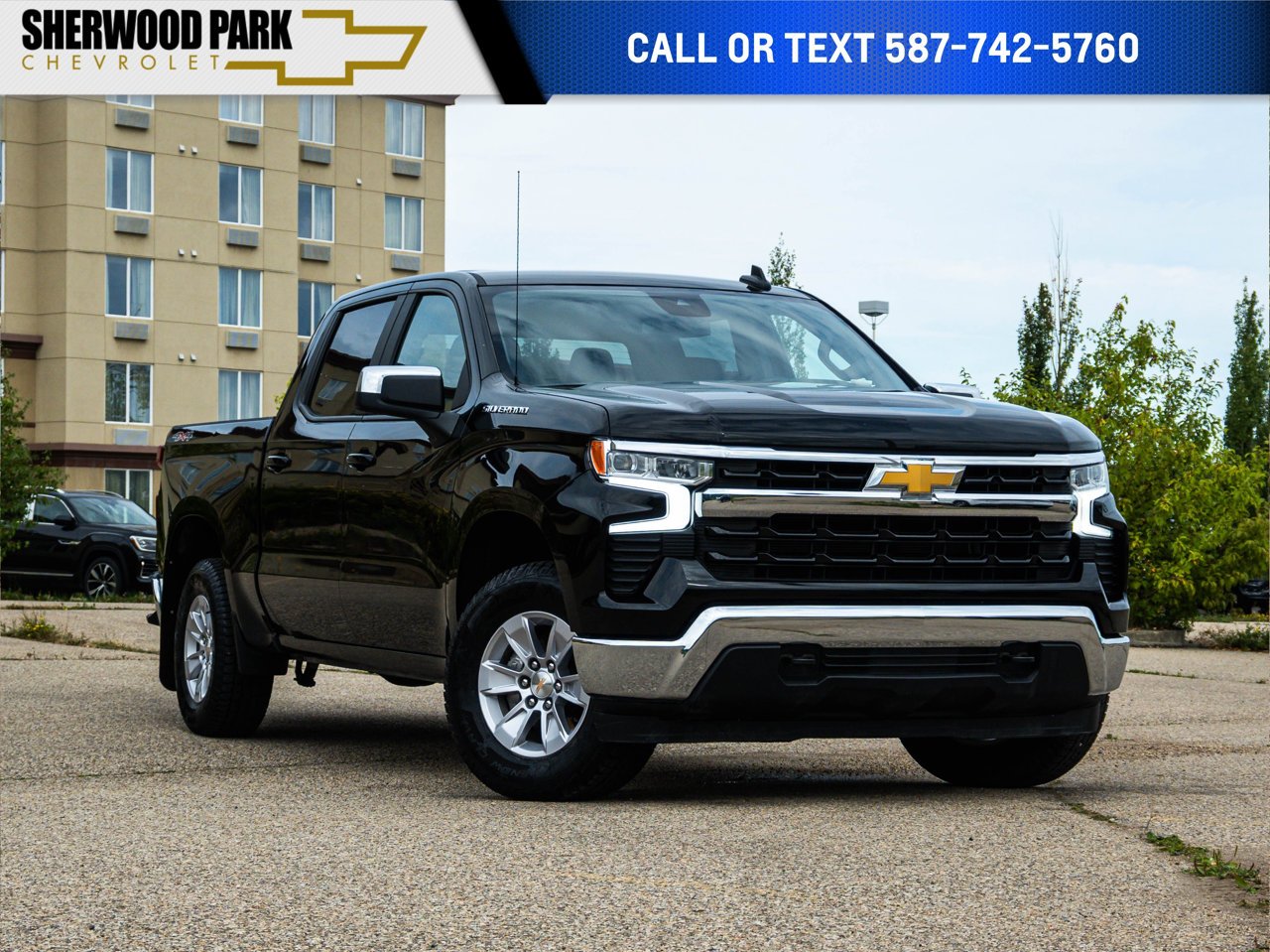 2026 Chevrolet Silverado 1500 4WD Crew Cab 147 LT Black Sherwood Park - photo #0