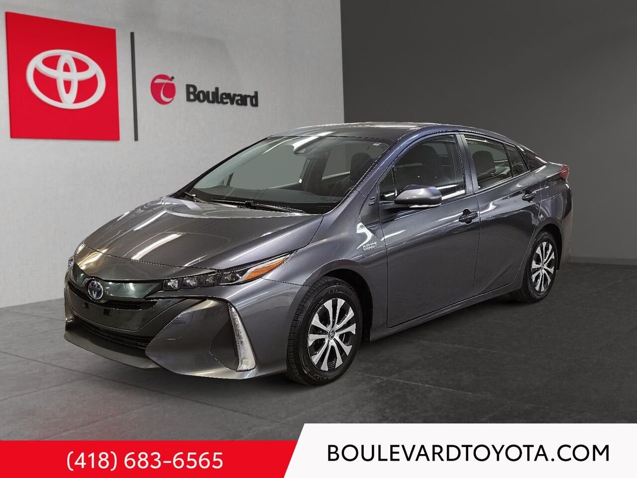 Toyota Prius Prime 531854A-44 | BASE 2022 Gris Québec - photo #0