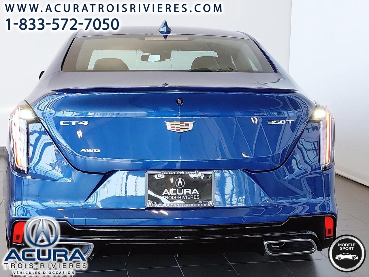 Cadillac CT4 SPORT AWD 2022 Bleu Trois-Rivières - photo #6