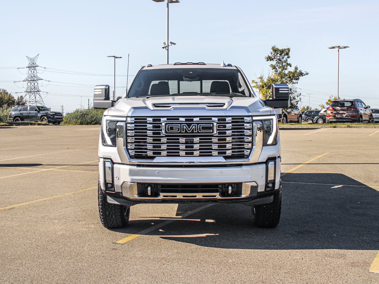 2024 GMC Sierra 3500HD 4WD Crew Cab 159 Denali White Sherwood Park - photo #2