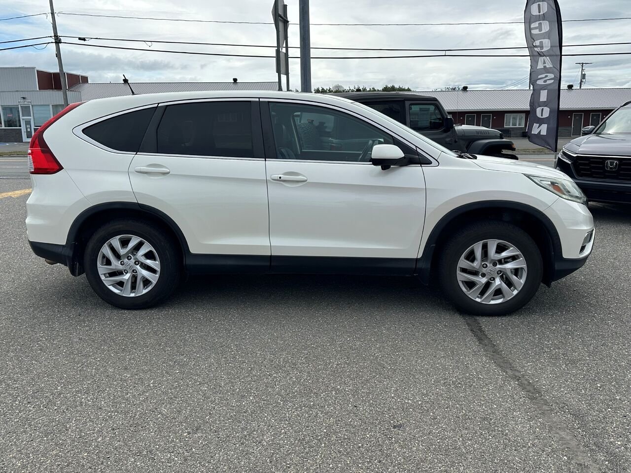 2015 Honda CR-V Traction intégrale 5 portes EX-L White Matane - photo #5