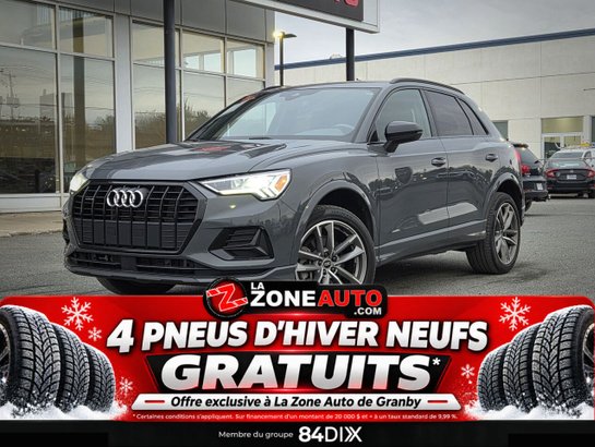 Audi Q3 QUATTRO + JAMAIS ACCIDENTÉ + NAVIGATION 2023 Gris