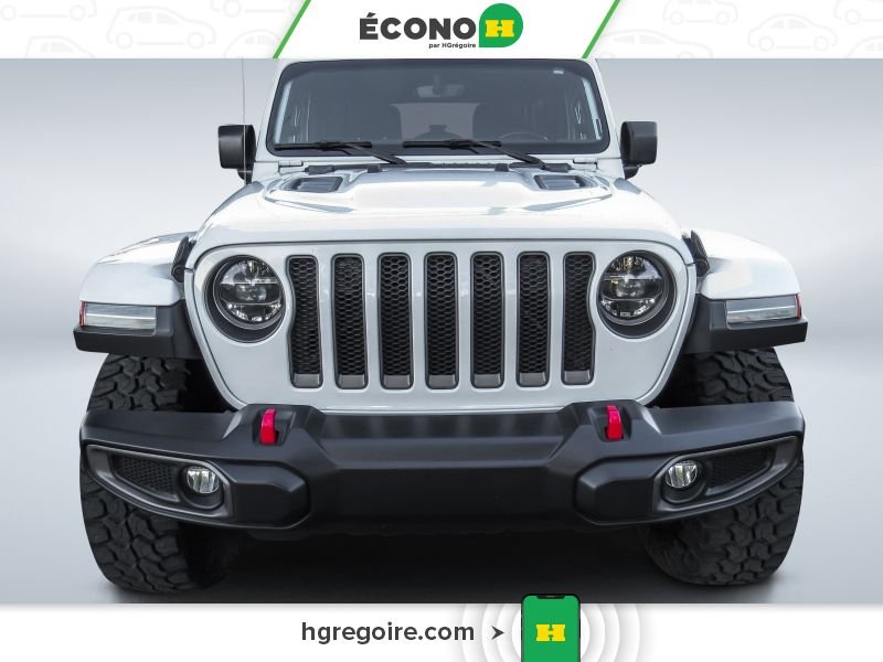 Jeep Wrangler Unlimited Rubicon AUTO A/C CUIR NAV MAGS CAM RECUL 2 TOITS 2018 Blanc