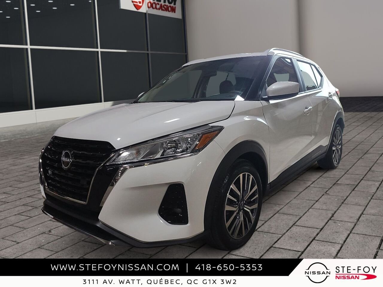Nissan Kicks SV TA 2024 Blanc Ste-Foy - photo #3
