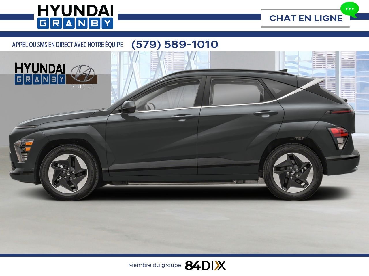 2026 HYUNDAI Kona Electric Ecotronic Grey Matte Granby - photo #1
