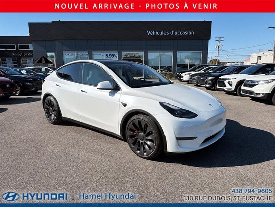 Tesla Model Y PERFORMANCE AWD 2021 Blanc