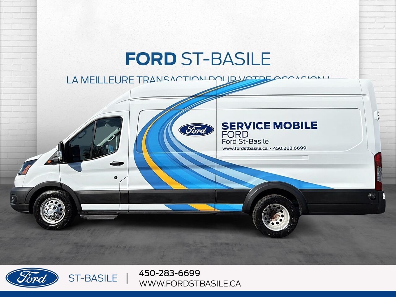 Ford TRANSIT 2023 Blanc Saint-Basile-le-Grand - photo #2