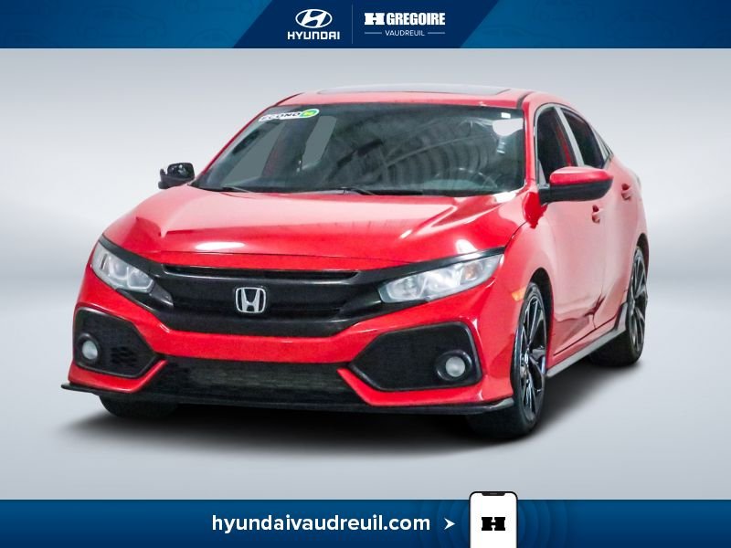 Honda Civic YA868 | Sport 2018 Rouge Laval - photo #4