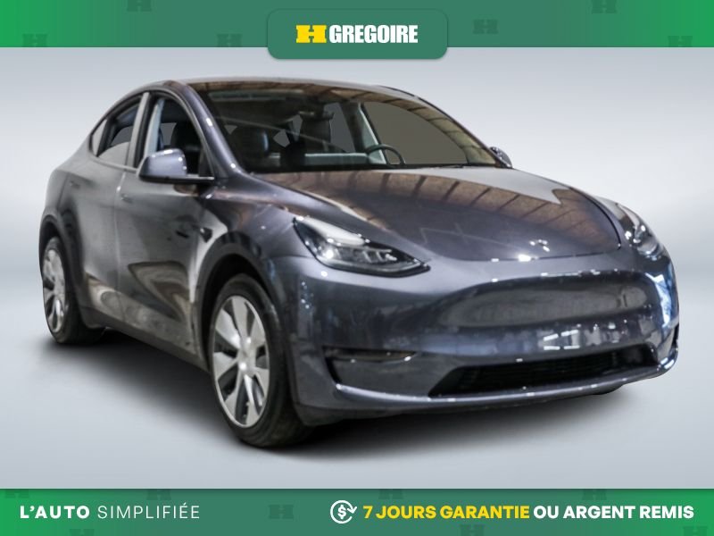 2022 Tesla Model Y Long Range AWD AUTO AC CUIR NAV CAM RECULE BLUETOO Grey