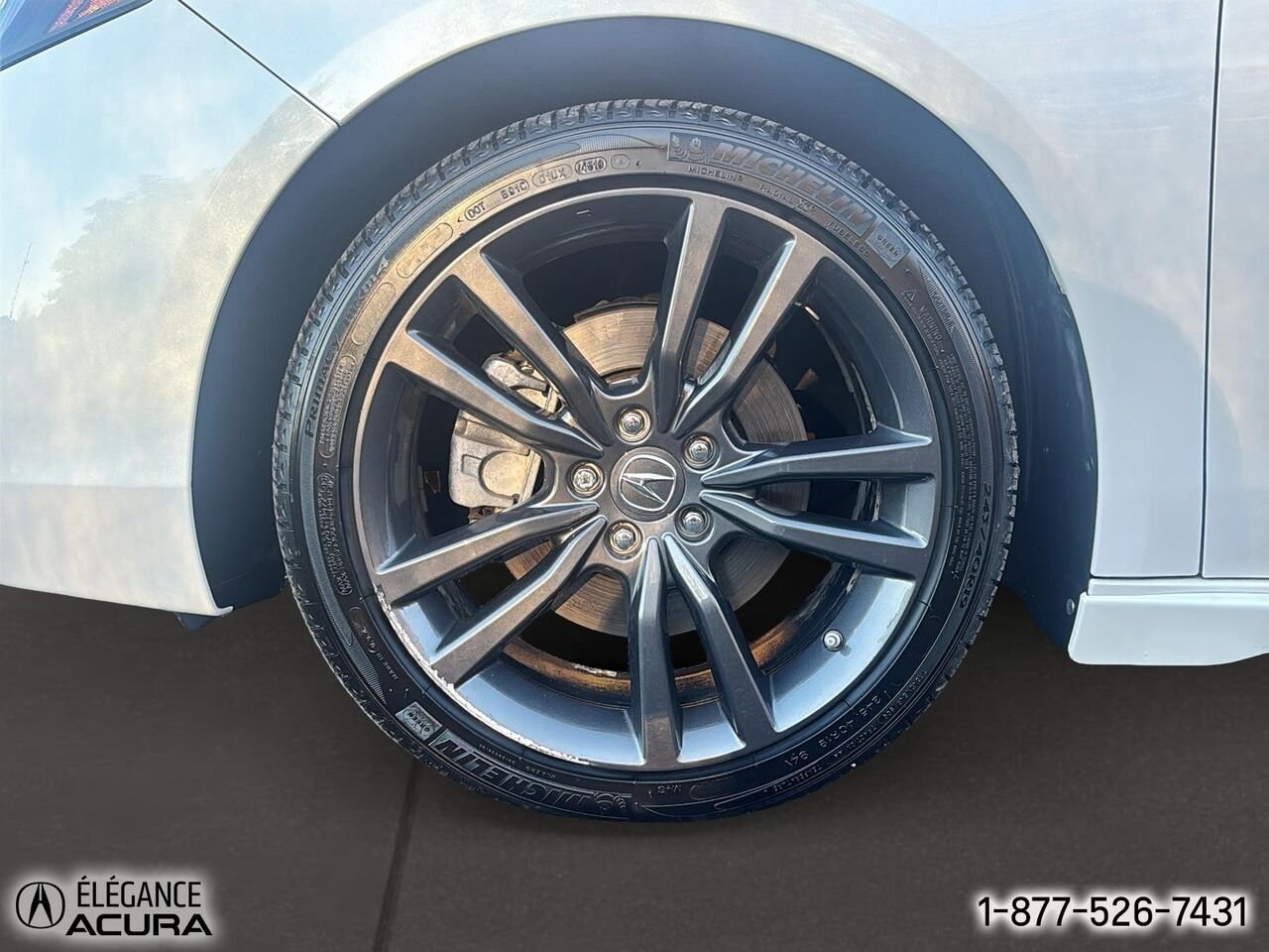 Acura TLX A-Spec berline SH-AWD avec ensemble Tech | A8936 2020 Blanc Granby - photo #8