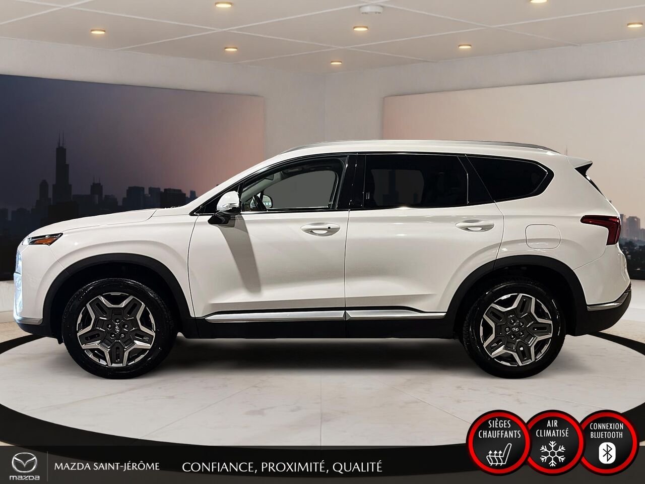 Hyundai Santa Fe Hybrid 2022 Blanc Ste-Agathe des Monts - photo #10