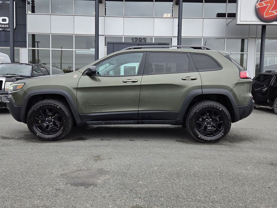 Jeep Cherokee Trailhawk 4x4 CAPACITÉ DE REMOQUAGE JUSQU'À 4500LB + JAMAIS ACCIDENTÉ 2021 Vert