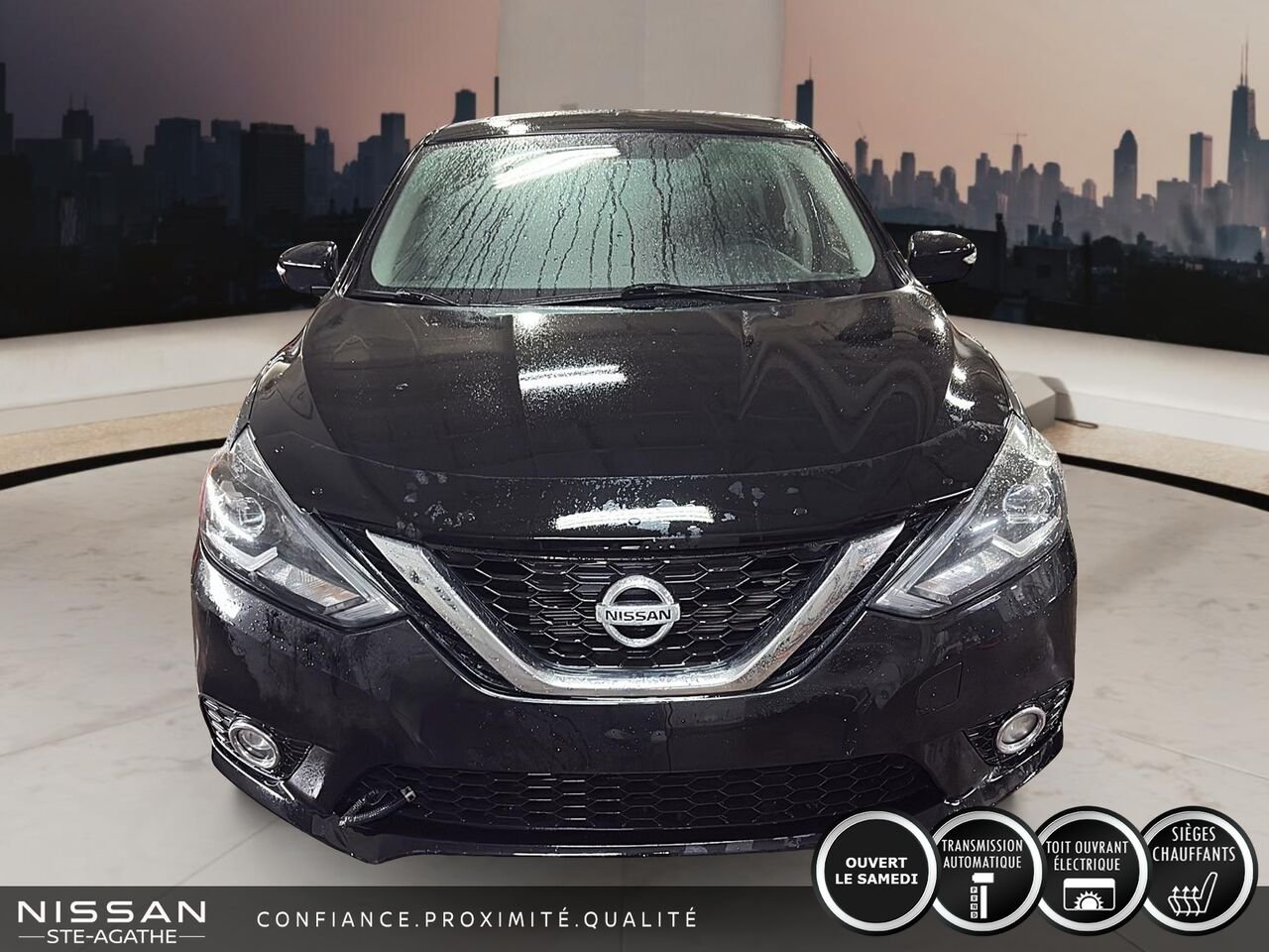 Nissan Sentra Berline 4 portes CVT SR 2016 Noir Saint-Jérôme - photo #1