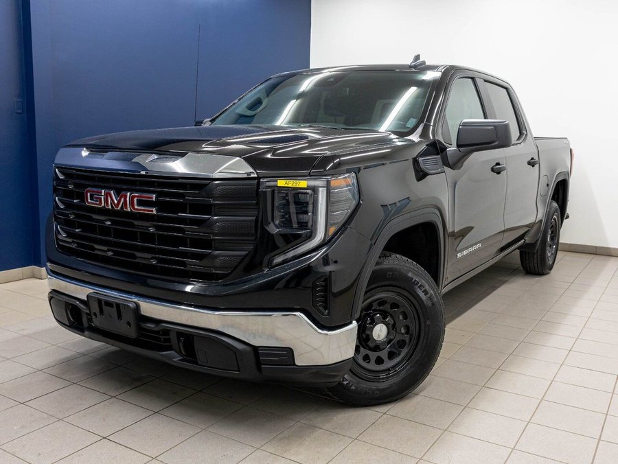 GMC Sierra 1500 PRO CREW 4X4 *CARPLAY* GR. SECURITE *WIFI* USB 2024 Noir