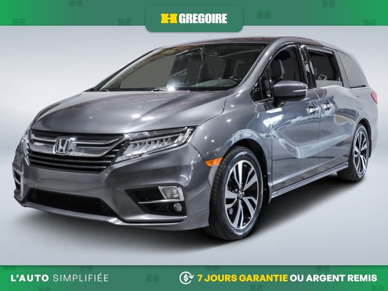 Honda Odyssey Touring AUTO AC CUIR TOIT NAV MAGS CAM RECULE BLUE 2019 Gris