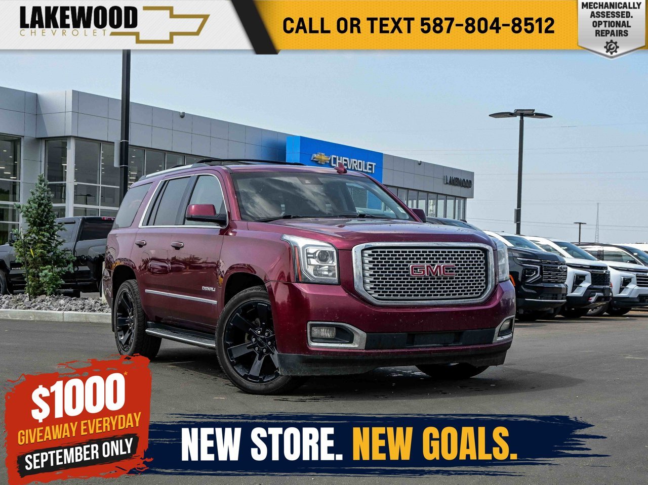 2017 GMC Yukon 4WD 4dr Denali Red Sherwood Park - photo #0