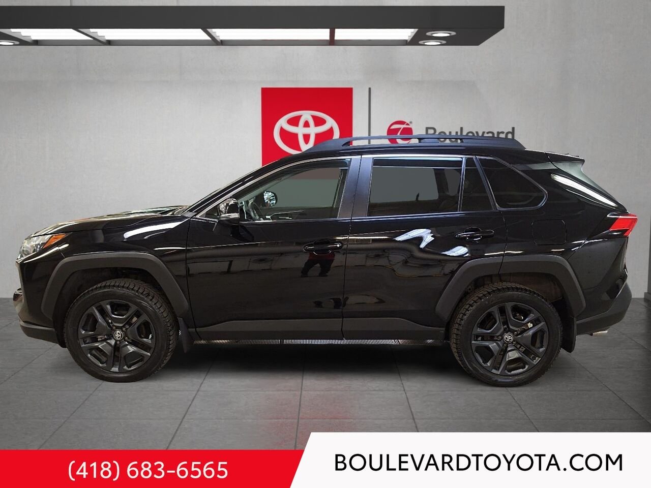2024 Toyota RAV4 97734B-130 | TRAIL Midnight Black Metallic Québec - photo #5