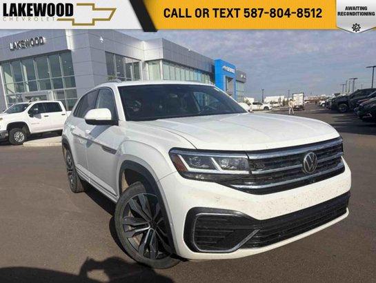 2020 Volkswagen Atlas Cross Sport Execline 4Motion 3.6L | Panoramic Sunroof White