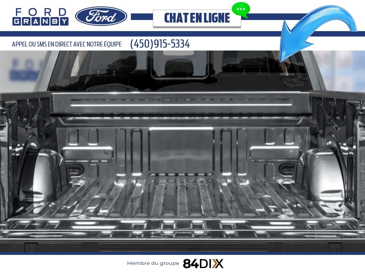 Ford F-150 2025 Blanc Oxford Granby - photo #12