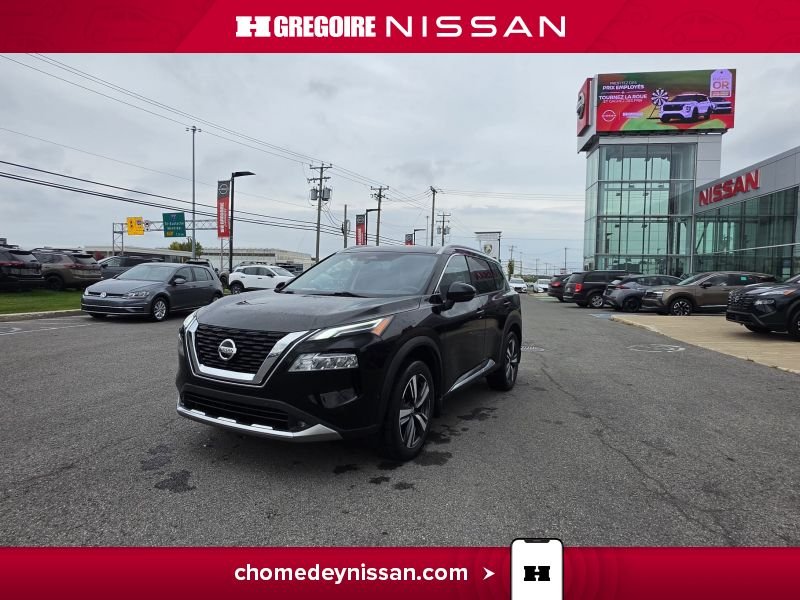 Nissan Rogue Platinum Cuir Toit Pano Caméra 360 à partir 2.99% 2021 Noir