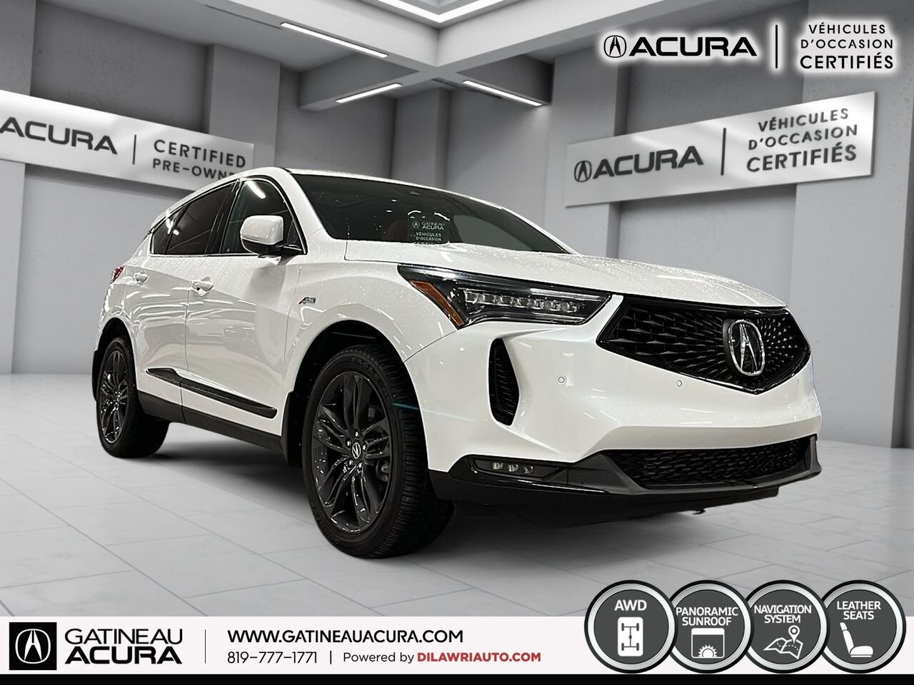 Acura RDX A-Spec SH-AWD 2023 Blanc Gatineau - photo #13
