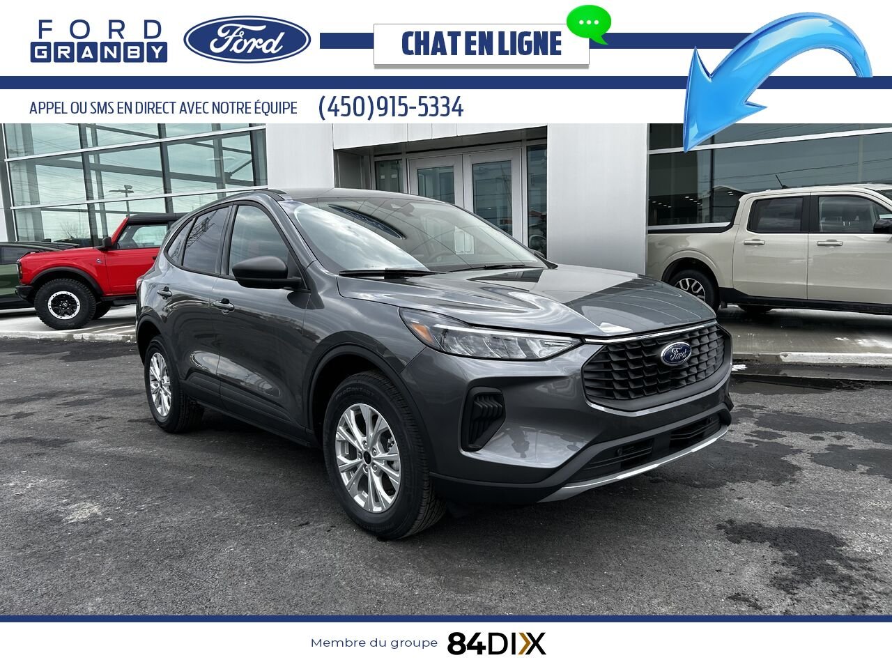 Ford Escape 2025 Gris carbonisé métallisé Granby - photo #0