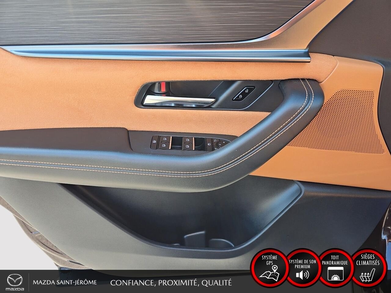 Mazda CX-90 hybride léger 2025 Rouge Saint-Jérôme - photo #11
