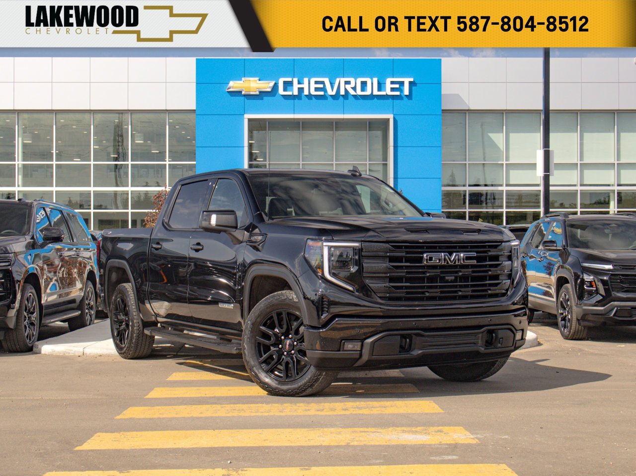 2024 GMC Sierra 1500 4WD Crew Cab 147 Elevation Black Sherwood Park - photo #0