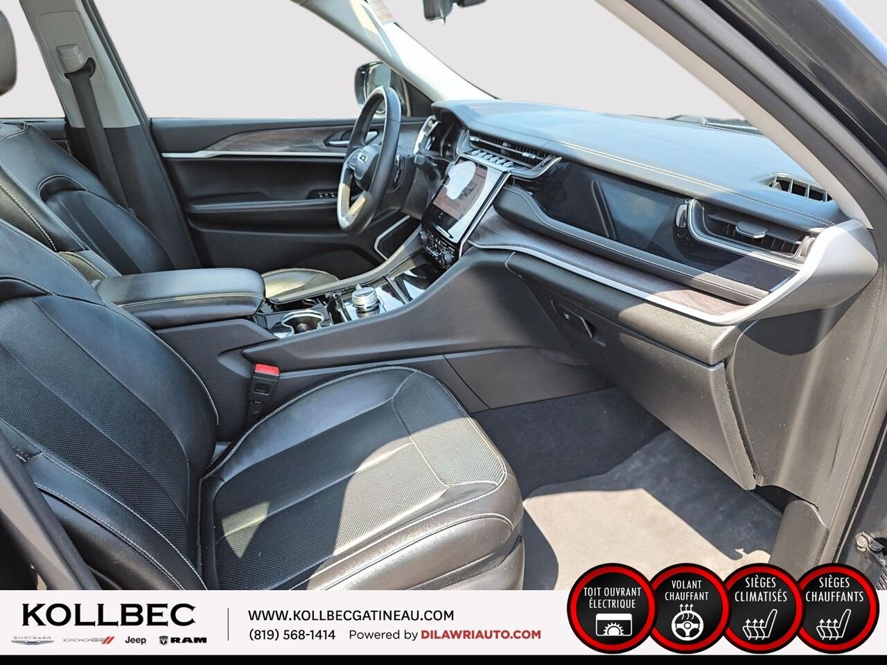 2023 JEEP GRAND CHEROKEE 26561 | Limited 4x4 Black Gatineau - photo #18