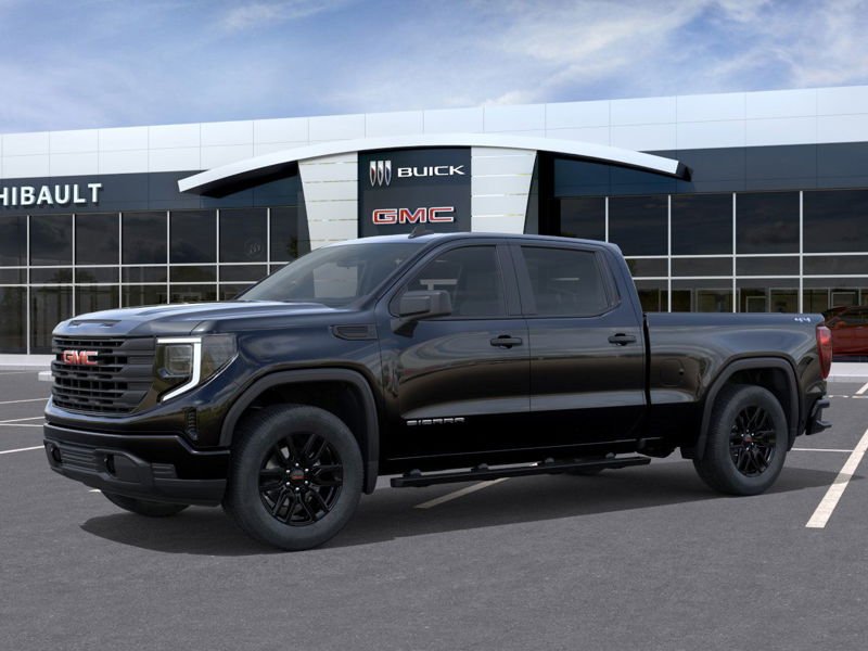 GMC SIERRA 1500 Pro cabine multiplace 4RM 157 po 2026 Noir Sherbrooke - photo #1