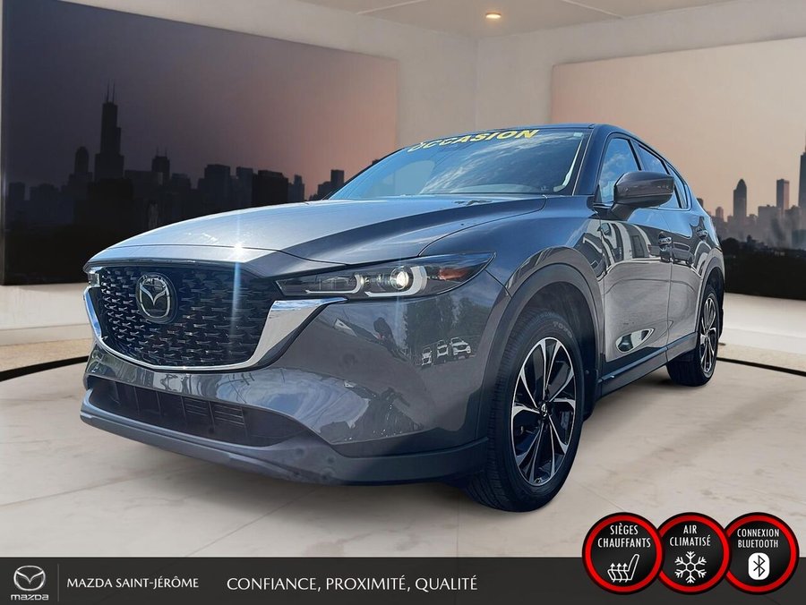 Mazda CX-5 GS LUXURY | TOIT OUVRANT | CUIR | AWD 2023 Gris