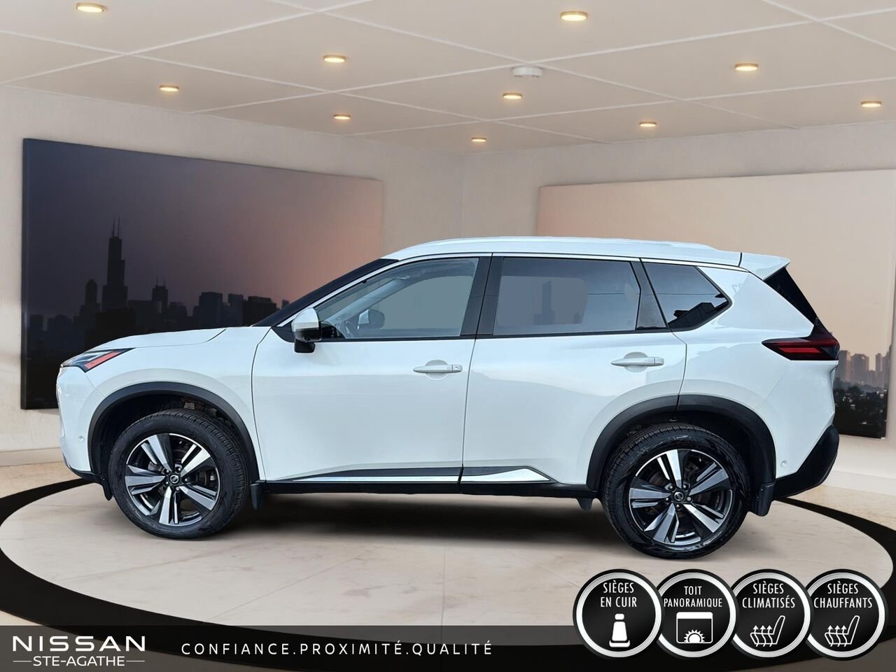 2021 Nissan Rogue White Sainte-Agathe-des-Monts - photo #5