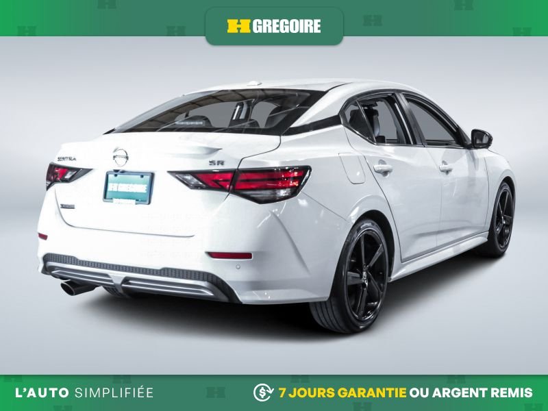 Nissan Sentra 822807 | SR AUTO A/C CUIR TOIT GR ELECT MAGS CAM RECUL BLUE 2021 Blanc Laval - photo #8