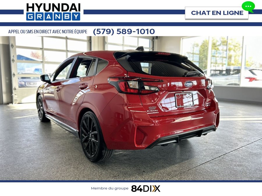 Subaru Impreza RS AWD 2024 Rouge