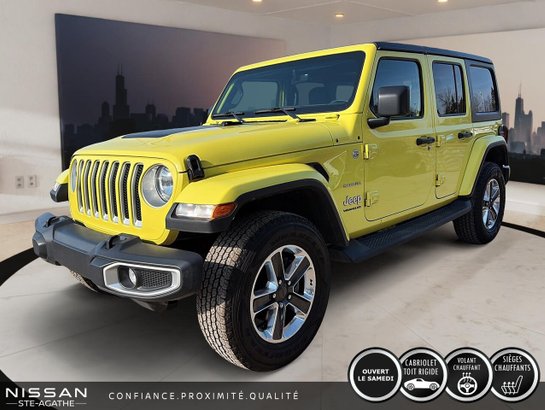 2023 Jeep Wrangler Sahara | V6 | 4X4 | 4 PORTES | Yellow